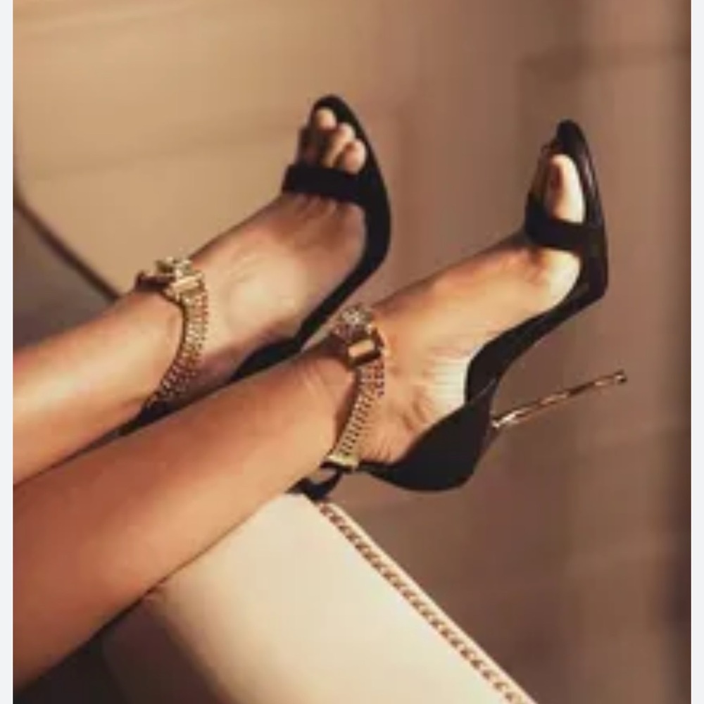 Versace Madusa Heels - worn once